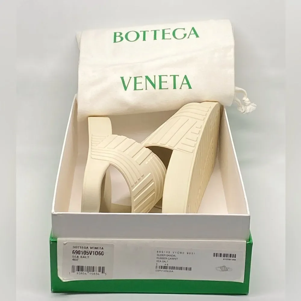 Bottega Veneta Rubber Slide Sandals size 46/us size 13